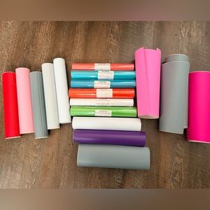 Vinyl roll bundle -oracle 651, 631 + easyweed - assorted colors